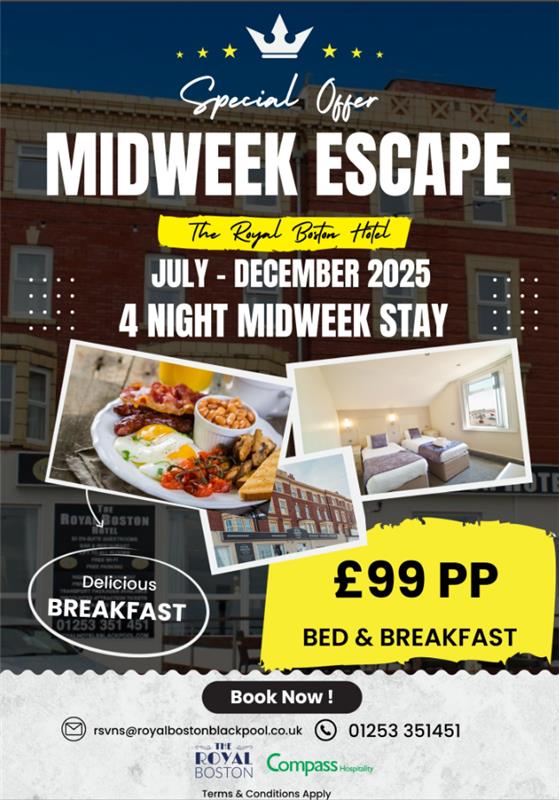 midweek escape royal boston
